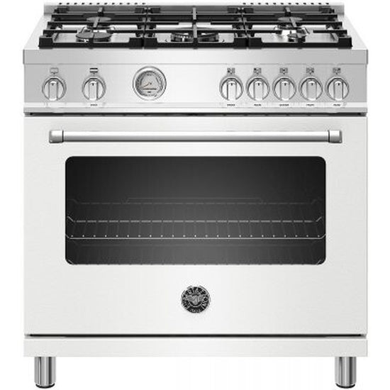 Bertazzoni 36 Inch Freestanding Gas Range with 5.9 cu. ft. Oven - MAST365GASBIE