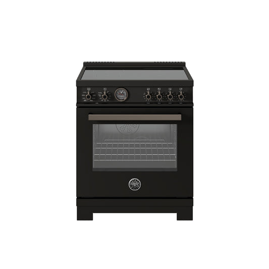 Bertazzoni 30 Inch Induction Range with Self-Clean Oven - PRO304IFEPBIT