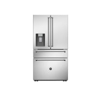 Bertazzoni 36 Inch Freestanding French Door Refrigerator, Stainless Steel - REF36FDFZXNT