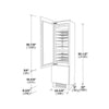 Fulgor Milano 24 Inch Overlay Built-In Wine Cellar, Right Door - F7IBW24O1-R