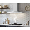 Falmec Vulcano 30 Inch Wall Mount Range Hood, Stainless Steel - FPVUX30W6SS-R