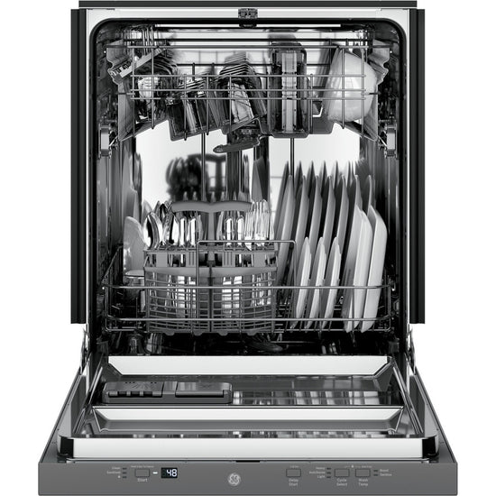 GE ADA Compliant Stainless Steel Interior Dishwasher with Sanitize Cycle - GDT226SSLSS