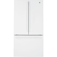 GE 27.0 Cu. Ft. French Door Refrigerator, White - GNE27JGMWW