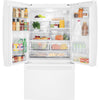 GE 27.0 Cu. Ft. French Door Refrigerator, White - GNE27JGMWW