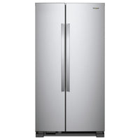 Whirlpool 36 Inch Side-by-Side Refrigerator with 25 cu. ft. Capacity, Stainless Steel - WRS315SNHM