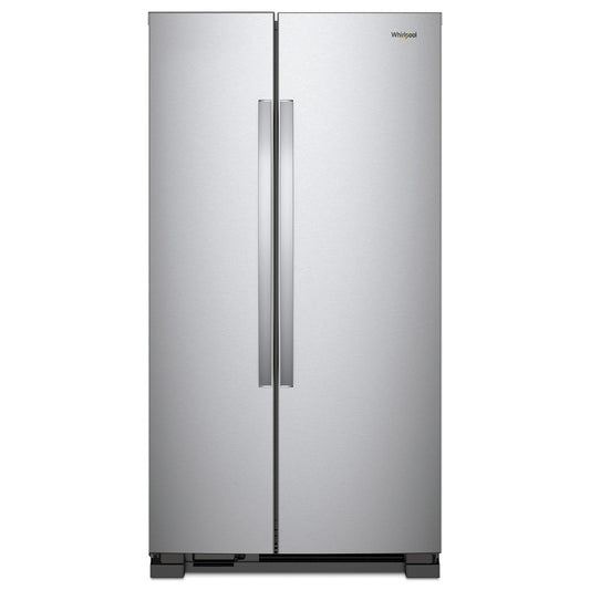 Whirlpool 36 Inch Side-by-Side Refrigerator with 25 cu. ft. Capacity, Stainless Steel - WRS315SNHM