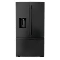 KitchenAid 36 Inch French Door Refrigerator with 30.52 cu. ft. Capacity, Black Ore - KRFF436SBE
