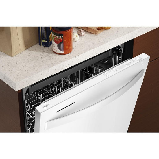 Whirlpool 24 Inch Top Control Dishwasher with 3rd Rack, White - WDT750SAKW