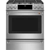 Café 30 Inch Slide-In Dual-Fuel Range with No-Preheat Air Fry, Stainless Steel - CC2S900P2MS1