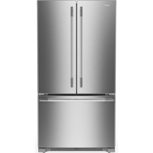 KitchenAid 36 Inch Counter-Depth French Door Refrigerator with 20 cu. ft. Capacity - KRFC136SPS