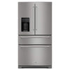 KitchenAid 26.2 cu. ft. Standard-Depth French Door Refrigerator, Stainless Steel - KRMF536RPS