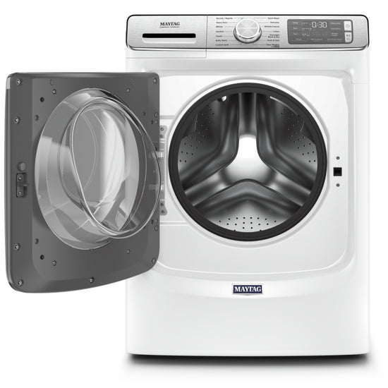 Maytag 27 Inch Front Load Washer, White - MHW8630HW