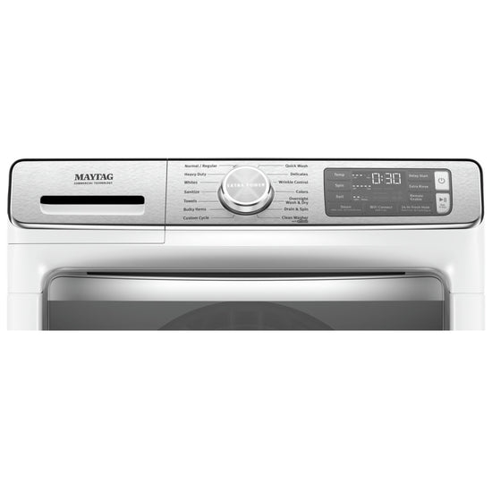 Maytag 27 Inch Front Load Washer, White - MHW8630HW