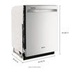 Whirlpool 24 Inch Stainless Steel Dishwasher with AI Intelligent Wash, 47 dBA - WDT750SAKZ