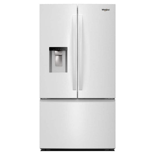 Whirlpool 36 Inch French Door Refrigerator with 30 cu. ft. Capacity, White - WRFF3736SW