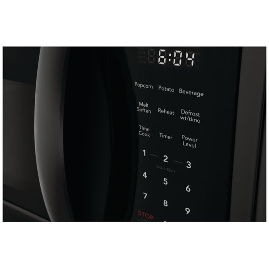 Frigidaire 30 Inch Over-the-Range Microwave with 1.8 cu. ft. Capacity, Black Stainless Steel - FMOS1846BD