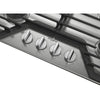 Whirlpool 30-Inch Gas Cooktop with EZ-2-Lift Hinged Cast-Iron Grates - WCGK5030PS