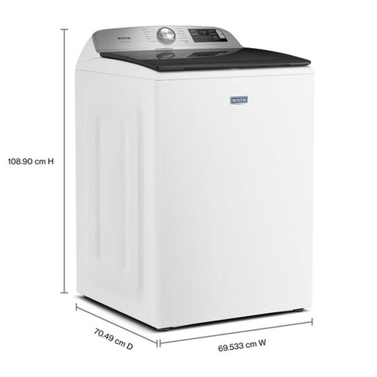 Maytag 6.0 Cu. Ft. High Efficiency Top Load Washer, White - MTW7205RW