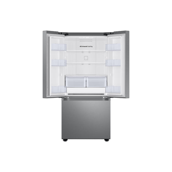 Samsung 30 Inch French Door Refrigerator with 22.1 cu. ft. Capacity, Silver - RF22A4111SR/AA