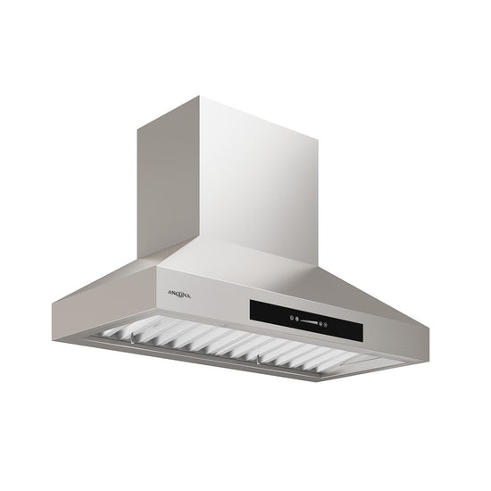 Ancona 36 Inch Wall-Mounted Pyramid Range Hood, Stainless Steel - PYRAMID 36
