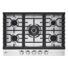 LG 30 Inch Smart Gas Cooktop with UltraHeat 22K BTU Dual Burner - CBGJ3027S