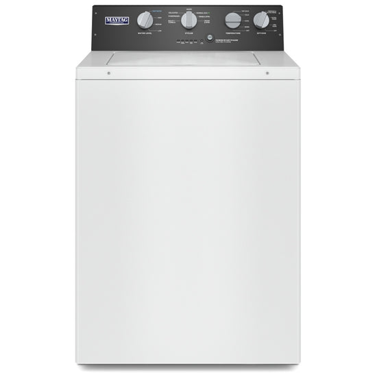 Maytag 27 Inch Top Load Washer with 4.0 Cu. Ft. Capacity, White - MVWP586GW
