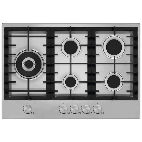 Porter & Charles 36 Inch Gas Cooktop, Stainless Steel - CG90-WOK-F