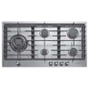 Porter & Charles 36 Inch Gas Cooktop, Stainless Steel - CG90-WOK-F