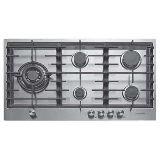Porter & Charles 36 Inch Gas Cooktop, Stainless Steel - CG90-WOK-F