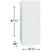 Frigidaire 16 Cu. Ft. Convertible Upright Freezer, White - FFUE1626AW