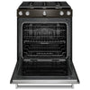 KitchenAid 30 Inch Slide-In Gas Range with 5.8 cu. ft. Capacity - KSGG700EBS