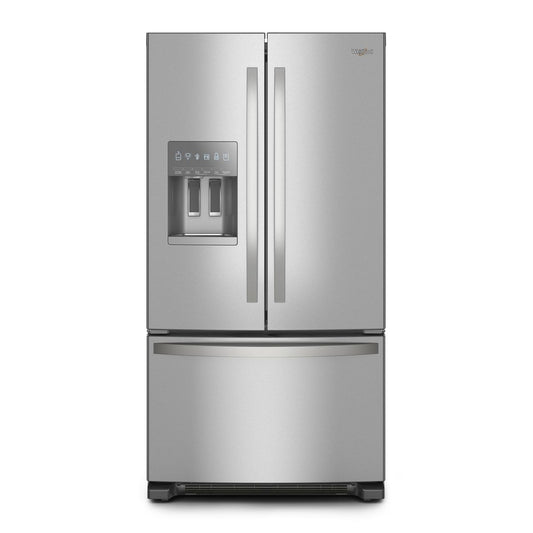 Whirlpool 36-Inch French Door Bottom Mount Refrigerator, 25 cu. ft. - WRFF3436RZ