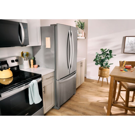Whirlpool 36-Inch Wide Counter-Depth French Door Refrigerator - 20 cu. ft. - WRFC2036RB