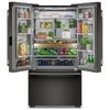 KitchenAid 36 Inch Counter-Depth French Door Refrigerator with 24.3 Cu. Ft. Capacity, Black Ore - KRFC236SBE