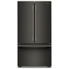 KitchenAid 36 Inch Counter-Depth French Door Refrigerator with 24.3 Cu. Ft. Capacity, Black Ore - KRFC236SBE