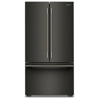 KitchenAid 36 Inch Counter-Depth French Door Refrigerator with 24.3 Cu. Ft. Capacity, Black Ore - KRFC236SBE