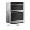 Whirlpool 5.7 Cu. Ft. Wall Oven Microwave Combo with Air Fry - WOEC7027PZ