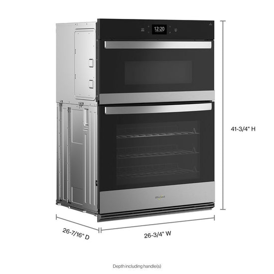 Whirlpool 5.7 Cu. Ft. Wall Oven Microwave Combo with Air Fry - WOEC7027PZ