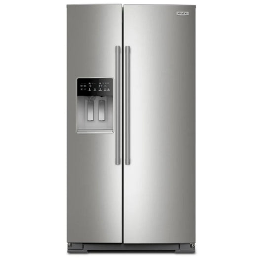 Maytag 36 Inch Side-by-Side Refrigerator with 28.7 Cu. Ft. Capacity, Fingerprint Resistant Stainless Steel - MRSF6636RZ