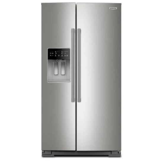Maytag 36 Inch Side-by-Side Refrigerator with 28.7 Cu. Ft. Capacity, Fingerprint Resistant Stainless Steel - MRSF6636RZ
