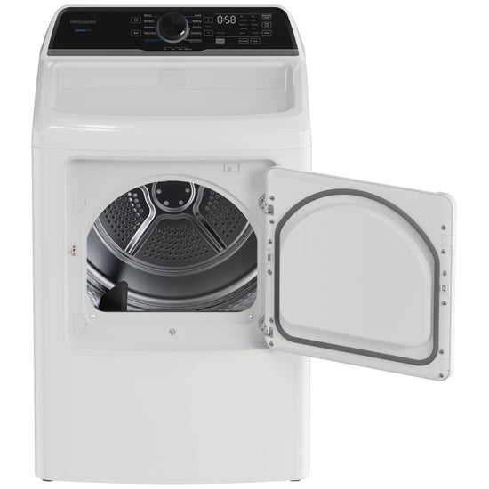 Frigidaire 27 Inch Gas Dryer with 7.0 Cu. Ft. Capacity, White - FLVG7523BW