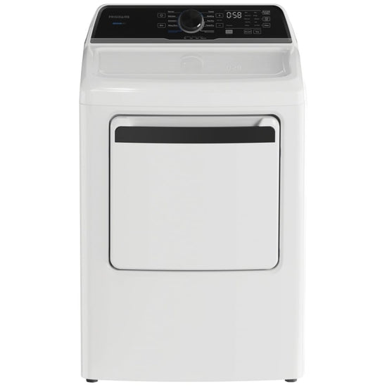Frigidaire 27 Inch Gas Dryer with 7.0 Cu. Ft. Capacity, White - FLVG7523BW