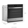 Whirlpool 5.0 Cu. Ft. Single Smart Wall Oven with Air Fry - WOES7030PZ