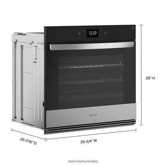 Whirlpool 5.0 Cu. Ft. Single Smart Wall Oven with Air Fry - WOES7030PZ