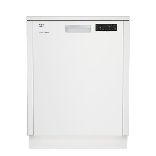 Beko 24 Inch Tall Tub White Dishwasher with 14 Place Settings - DUT25401W