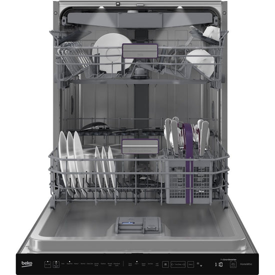 Beko 24" Fingerprint-Free Stainless Steel Built-In Dishwasher - DDT39434XIHC2