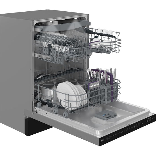Beko 24" Fingerprint-Free Stainless Steel Built-In Dishwasher - DDT39434XIHC2