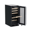 Marvel 15-Inch Built-In Single Zone Wine Refrigerator with Wine Cradle - MLWC115101A