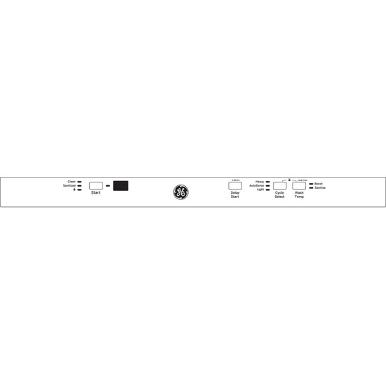 GE ADA Compliant Panel-Ready Dishwasher with Sanitize Cycle - GDT226SILII