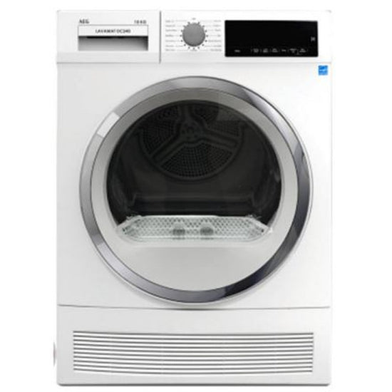 AEG 24 Inch Compact Condensation Dryer with 10 kg Capacity, White - DC240
